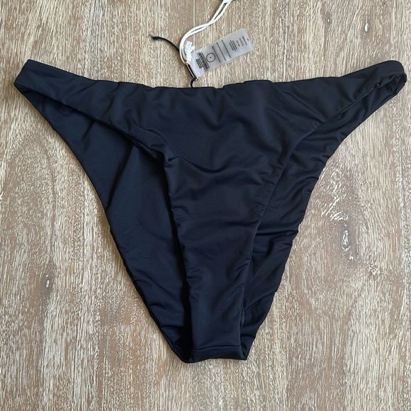 Good American Better Bikini Bottom Black Size 4 - Picture 6 of 10